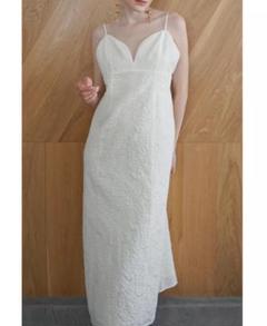 Acka ジャガード　キャミソールワンピース jacquard volume camisole dress – Acka online store