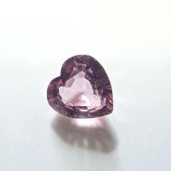 【鑑別書付】未使用　天然ピンクサファイア　ハートシェイプ　ルース　0.503ct