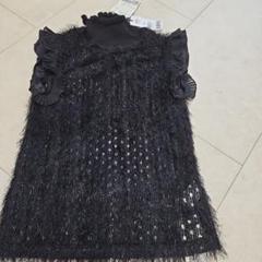 美品【定価6万】CARVEN カルヴェン シアー フリル シャギー トップス