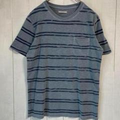ベイフロー　BAYFLOW ウォッシュ加工　ボーダー　Tシャツ