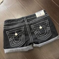 【激安アウトレット!】 True Religion アメリカン 海外ガール ショートパンツブラック パンツ