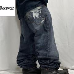 USA 古着 rocawear ブラックデニムパンツ ワイド バギー グランジ 2025年最新】rocawear ロカウェア デニムパンツの人気アイテム