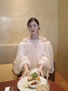 Acka tulle shirring blouseのサムネイル