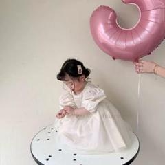 ワンピース　ベビードレス　女の子　ウェディング結婚式　80〜90　誕生日1・2歳
