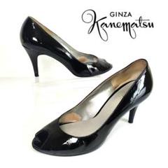 GINZAKanematru エナメルパンプス22.5E GINZAKanematru エナメルパンプス22.5E