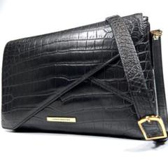 未使用級 極美品】コシノジュンコ 2way ショルダーバッグ レザー