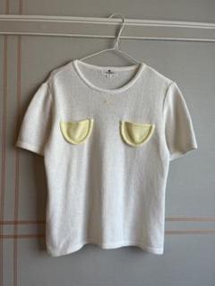 クレージュ ♡ 半袖ニット COURREGES】クレージュ『ハイネック半袖ニット size2