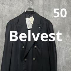 【新品定価23万】Belvest　JACKET IN THE BOX　金釦　50 新品定価23万】Belvest JACKET IN THE BOX 金釦 50 - メルカリ