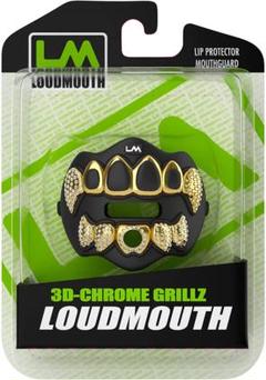 Loudmouth 3Dクローム グリルズブリン ホワイト/ゴールド
