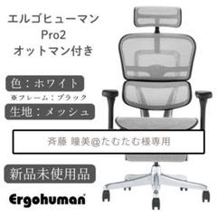 エルゴヒューマンプロ2 オットマン付 EHP2-LPL-DR-BF-WH
