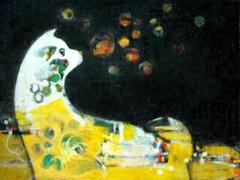 絵画　額付（銀）油絵　uF6-050720　可愛い子犬 m81182821813_1.jpg?1754076227