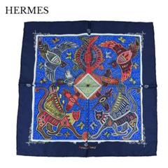 【激安アウトレット!】 HERMES エルメス パナマのクナ族の伝説 プチスカーフ カレ40 小物