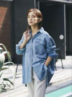 ヘルシーデニム 長袖シャツブラウス S - B:MING LIFE STORE by BEAMS｜Healthy DENIM / Almond オーバー