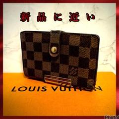 【LOUIS VUITTON】ヴィトン　財布　ダミエ　二つ折り　折財布 Louis Vuitton ダミエ 二つ折り財布 - メルカリ