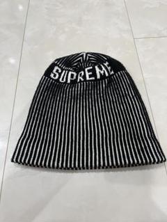 SUPREME ストライプニット帽