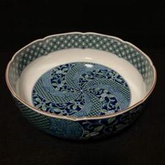 染付 祥瑞花木芙蓉手鉄釉縁 稜花形膾皿 - 生活骨董と古布のアンティークショップ antique TANTRA