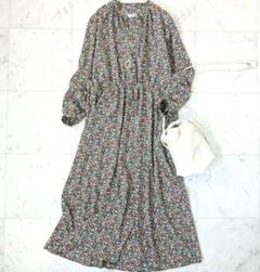 【コンビニ受取対応商品】 美品 ジャーナルスタンダードラックス luxe フラワーデシン ワンピース