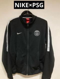 【美品】NIKE×PSG　フルジップトラックジャケット　チームワッペン ﾅｲｷ PSG ﾄﾗｯｸｼﾞｬｹｯﾄ W／サッカーショップKAMO