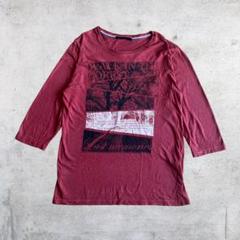 00's vintage 七分袖Tシャツ APACHE VINTAGE 赤
