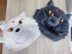 USJ 限定 呪術廻戦 玉犬 ファンキャップ 被り物 セット 新品 タグ付 希少 Amazon.co.jp: usj限定 呪術廻戦 玉犬 黒 白 ファンキャップ