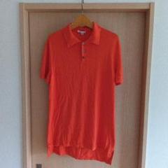 HELMUT LANG 本人期 格子編み ツイスト  半袖 ポロシャツ XS ZHG-A7b | CARAT Mockneck Long-Sleeved Shirts｜82226-82228