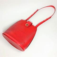 美品 ルイヴィトン クリュニー エピ ショルダーバッグ 赤 レッド ABランク