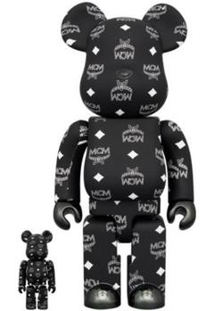 美品　Bearbrick MCM BLACK Ver. 100% & 400%のサムネイル