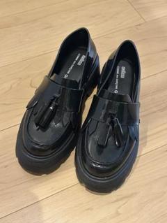 値下げしました❗️コムデギャルソンガール　ローファー 黒 COMME des GARCONS GIRL ジョージコックス コラボ レースアップ