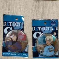 名探偵コナン　USJ　缶バッジ　安室　赤井　沖矢　ユニバ 名探偵コナン 2025 USJ ユニバ 沖矢昴 安室透 缶バッジ 2個