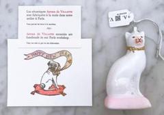 0*0様 未使用　アスティエドヴィラット キャンドル リッド セット/キャット Astier de Villatte Grand Chalet キャンドルカバー／Cat｜イン