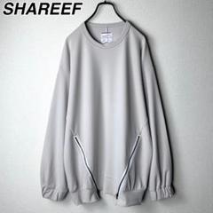 SHAREEF ジップデザイン オーバーサイズ プルオーバー シャリーフ