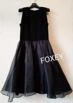 想像を超えての 上質ウール ワンピース FOXEY - ひざ丈ワンピース