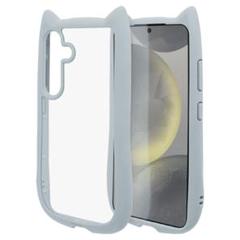 mimi Galaxy S24 ハイブリッドケース ねこみみ スマホケース