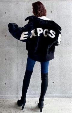 GYDA　EXPOSE　リバーシブルエコファージャケット　ブラック ジェイダ GYDA 【2WAY】EXPOSE リバーシブルエコファー