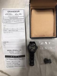 腕時計 ブラック GRANDEUR