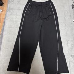 スペイン発送 ZARA コントラストテクニカルパンツ ブラック 新作 スペイン発送 ZARA コントラストテクニカルパンツ ブラック 新作