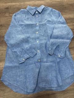 美品❣️ユニクロ　レディース　プレミアムリネンシャツ　XL