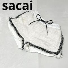 関税送料込★sacai ストライプツイードショートパンツ 関税送料込☆sacai ストライプツイードショートパンツ