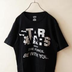 UNIQLO ユニクロ 2016 スターウォーズ Tシャツ 黒 メンズ M 古着