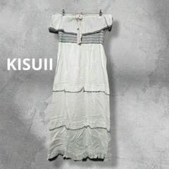 【KISUII】ドレステリア オフショルダー ロングチュニック ホワイトリゾート