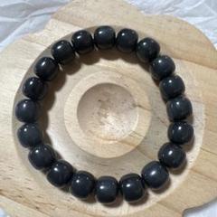 和田玉墨玉ブレスレット 直径10cm