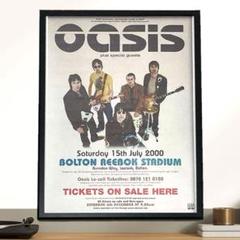 【額縁付き】 オアシス oasis A2 ポスター ② 黒額付きポスター】oasis オアシス②（新品)の通販 by ひふみ