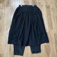 ブラック　コムデギャルソン　エプロン コムコム コムデギャルソンCOMME des GARCONS エステル製品染め
