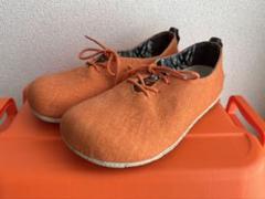 極美品 メレル ムートピアレースリネン LINEN オレンジ 23.5cm 希少のサムネイル