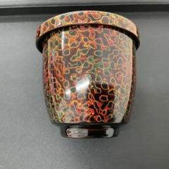 ⭐️ 津軽塗 唐塗 内朱 丸型三段重 美品 ⭐️ 工芸品