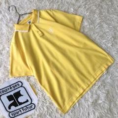 ✨美品✨クレージュcourreges sport ポロシャツ　黄色　Lサイズ