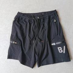 B/ ビースラッシュ 4WAY ストレッチ ショートパンツ ナイロン 黒