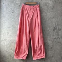 【 FREAK'S STORE 】　S コクーン　ワイドパンツ　ピンク　差し色