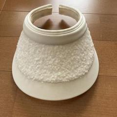 MUNTALP ビーズ装飾 ホワイトバイザーのサムネイル