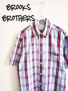 D221611 BROOKS BROTHERS チェック柄 ボタンダウンシャツ